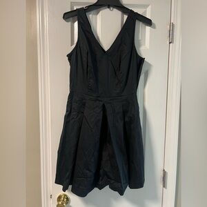 Banana Republic Black V-Neck Mini Dress